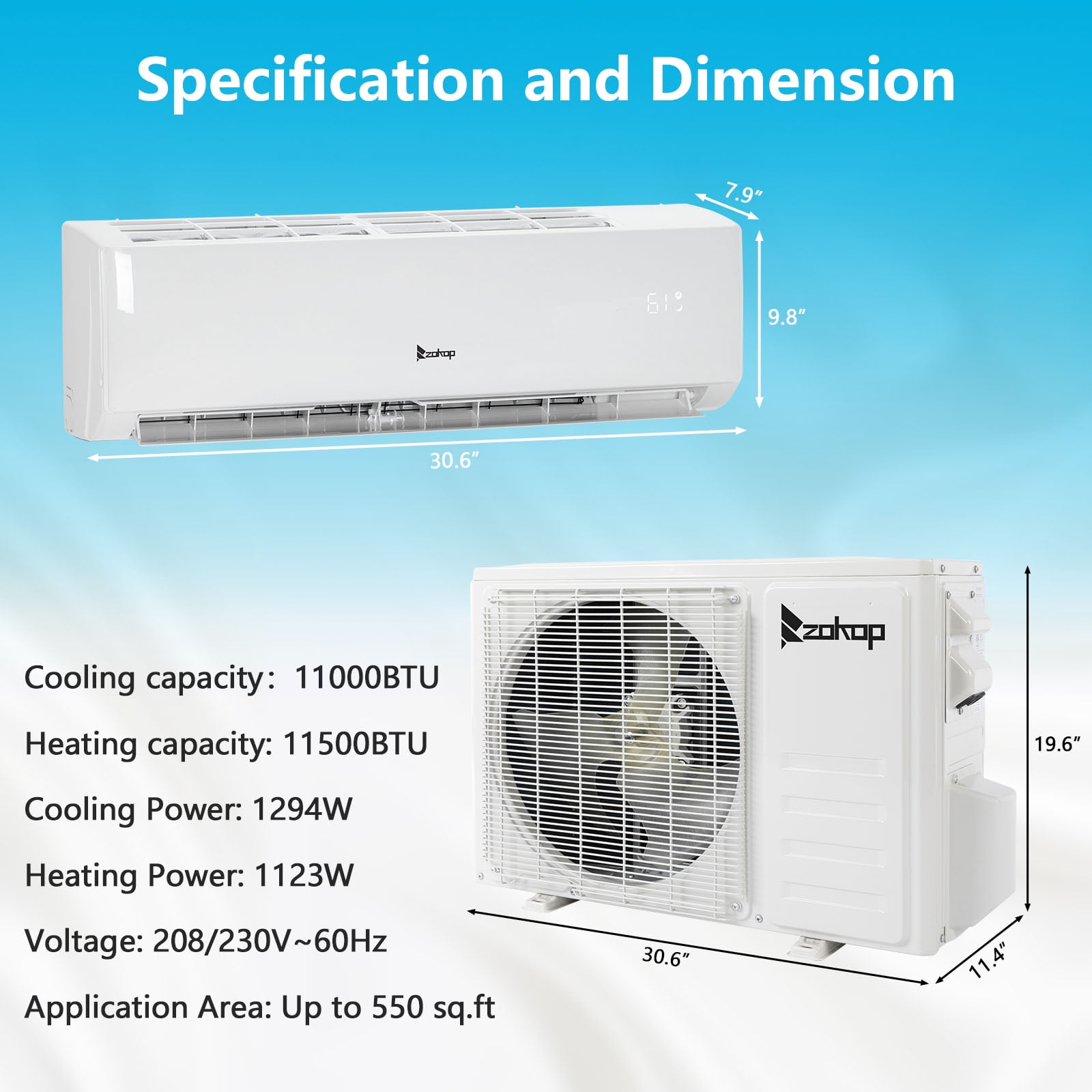 Ktaxon 5000 BTU Window Air Conditioner, 3-in-1 Cool/Fan/Dehumidifier Window AC Unit, Easycool Air Conditioner with Remote Control, Cools up to 150 Sq. Ft.