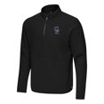 thumbnail image 2 of Men's Antigua Black Colorado Rockies Step Up Quarter-Zip Pullover, 2 of 3