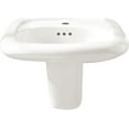 thumbnail image 5 of Murro Wall Hung Bathroom Sink with Overflow and Center Hole Only in White by American Standard Wall, 5 of 5