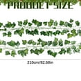 thumbnail image 6 of Awwp 6 Pack Artificial Ivy Garland, 82.7" Long Faux Green Vines with 72 Leaves Each, Cloth Leaves Plastic Stems, for Home Wall Decor, Wedding Party, Indoor Outdoor, Artificial Plants, 6 of 7