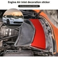 thumbnail image 4 of TINKI Aluminum Alloy Car Engine Air Inlet Decoration Sticker For Chevrolet Corvette C7 2014-2019 Hood Engine Trim Sticker Interior Accessories, 4 of 7