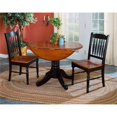 thumbnail image 2 of Bowery Hill Round Drop Leaf Dining Table in Black, 2 of 2