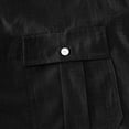 thumbnail image 4 of Guluxicc Men's Cotton Shirts Button Down Short Sleeve Shirts with Pockets Classic Fit Everyday Wear Summer Casual Outfits, 4 of 8