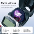 thumbnail image 3 of FZCHUN-Compatible with Dymo Clear LetraTag Refills Label Maker Refill Plastic Label Tape 16952 Black on Clear Labels for Dymo Letra Tag LT-100H LT-100T 200B QX50 Label Makers, 12mm 1/2", 5P, 3 of 4
