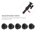 thumbnail image 4 of Mic Thread Screw Adapter, Screw Adapter Portable Shock Proof Knurled Microphone Outer Flange Design  For Microphone Stand 5/8 For 5/8" Male To 3/8" Female, 4 of 8
