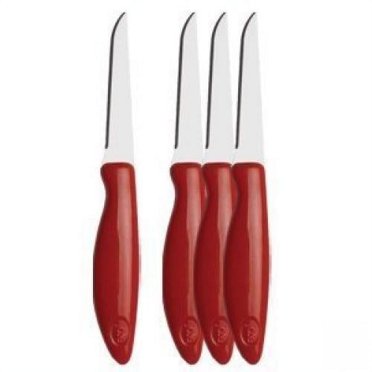 FACEGA  Joie Set of 4 Stainless Steel Flexible Paring/Garnishing Knives - 6 Inch