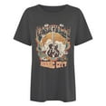 thumbnail image 3 of XFHLMJFF Oversized Tshirts for Women Basic Music City Country Concert Rock Band Vintage Guitar Graphic Basic Tee Shirts, 3 of 3