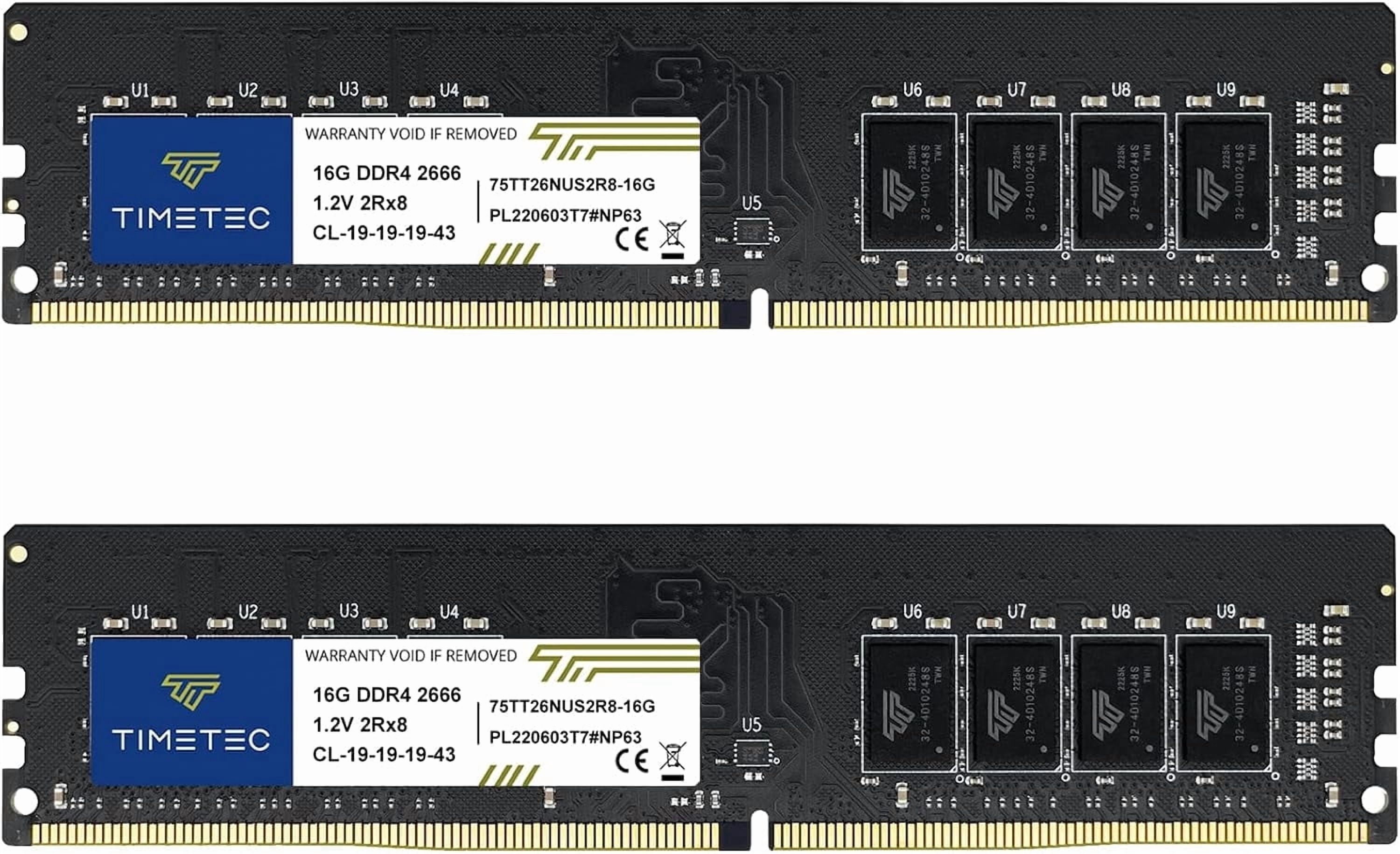 Crucial, Memory DeskTop, 32GB (2 x 16GB) DDR4 3200 MHz, Multicolor