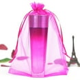 thumbnail image 4 of 100Pcs Solid Color Yarn Gift Bag Wedding Candy Lucky Pouch Storage Container Red Yarn, 4 of 8