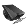 thumbnail image 5 of CoudarTitie Dryer Vent Cover Outside Replacement Accessories Heavy Duty Versatile Waterproof Black, 5 of 9