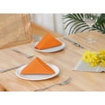 thumbnail image 5 of REGALWOVEN Cloth Napkins Set of 12 Satin Napkins Cloth Washable Orange 12"x12", 5 of 5