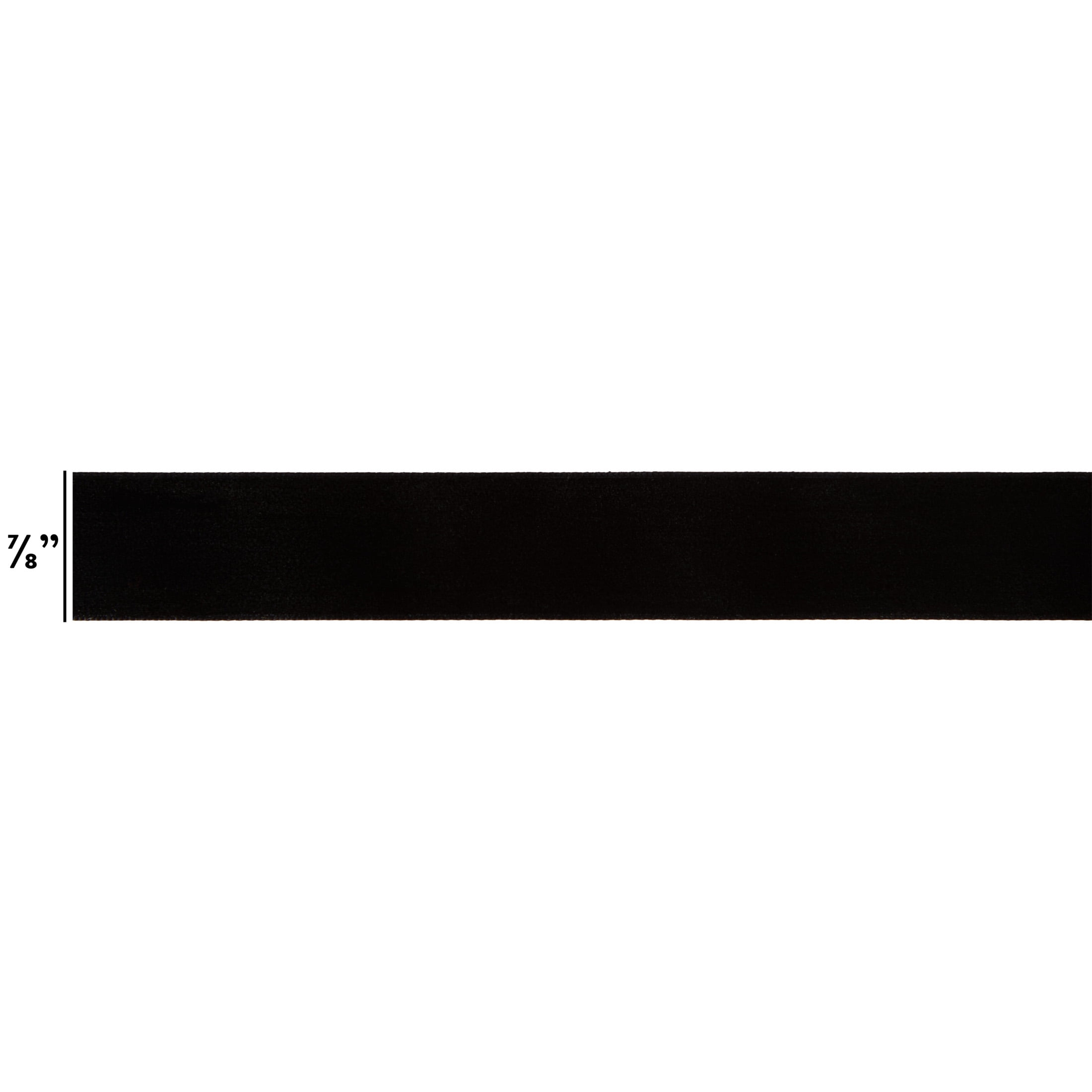 Offray classiq black velvet 0.875in x 12ft for crafts and gifting