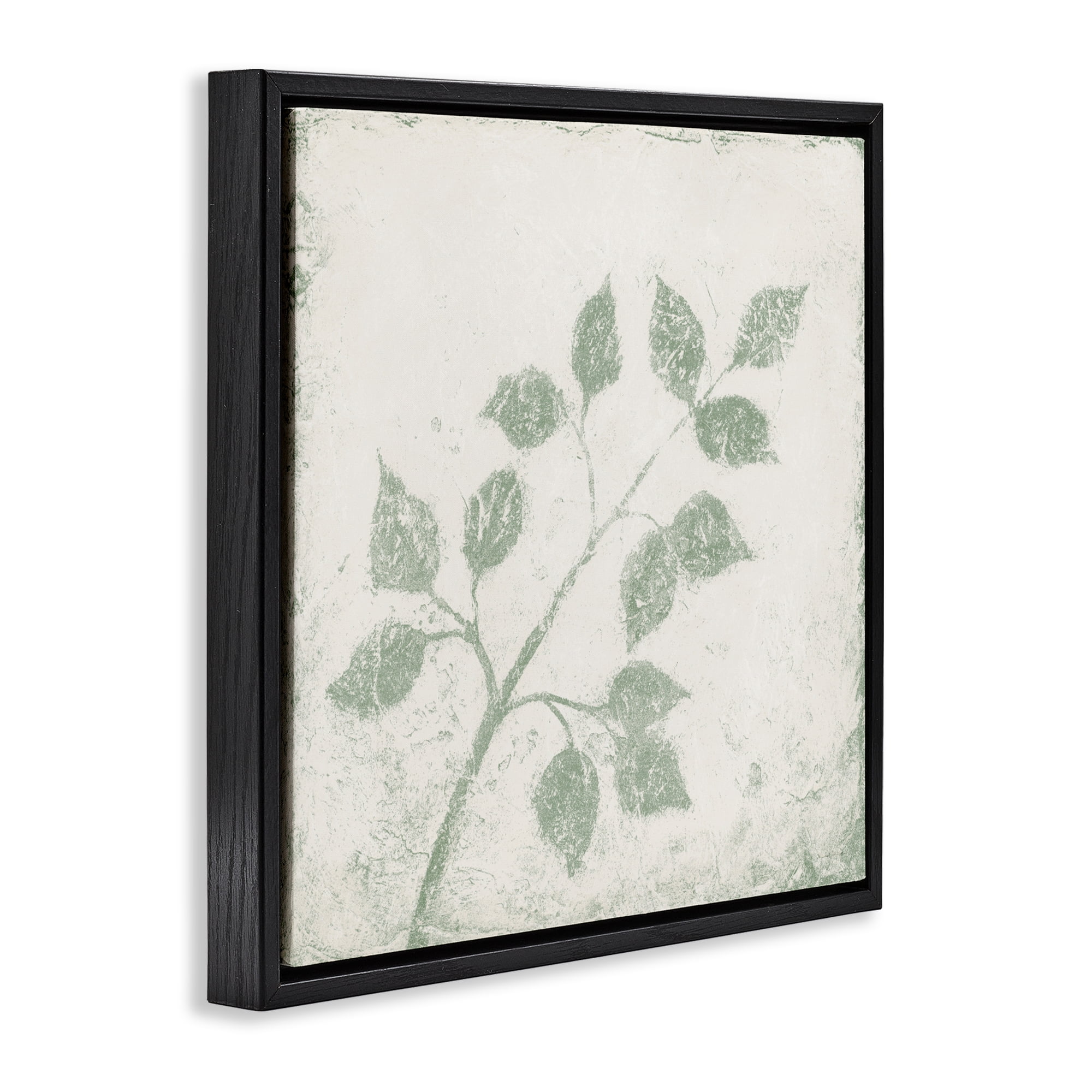Stupell Industries November Leaves Tree Branches Black Framed Floater Canvas Wall Art, design by Michael Marcon