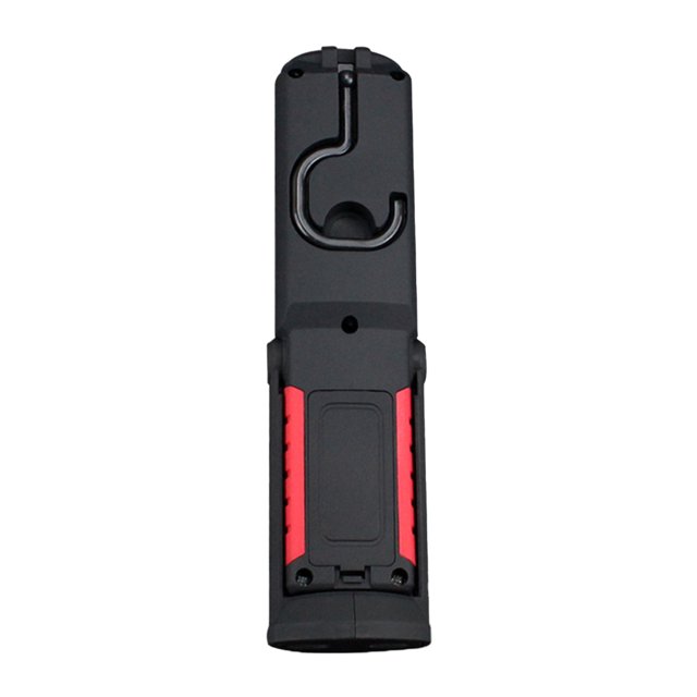 Yuarrent Reemplazo de luz de trabajo COB Interruptor de botón ajustable Tienda de reparación de automóviles Camping Linterna de emergencia con gancho Yuarrent OD029764-01