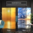 thumbnail image 2 of Oriental Furniture 6 ft. Tall Double Sided Sunrise Room Divider - 3 Panel, 2 of 7
