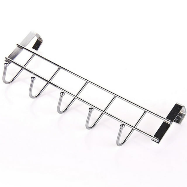 Harpily Crochets pour Suspendre Étagère de Rangement de Cuisine Armoire Crochet Suspendu Cintre Coffre Organisateur de Rangement Support Argent