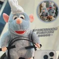 thumbnail image 2 of Diadema de Ratatouille de Disney, nueva diadema de peluche de dibujos animados, horquilla francesa de ala ancha, tocado con foto, regalos creativos para niñas, 2 of 5