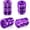 Purple, variant on Universal Tire Valve Stem Caps, 4 Pack Anti-Corrosion Aluminum Alloy Valve Covers, Metal Tire Air Caps with Rubber O-Ring Seal for Cars Trucks SUVs Motorcycles Bikes, Blue