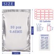 thumbnail image 6 of 30PCs 8.7 Mil Mylar Bags 5 Gallon Extra Thick For Food Storage + 2500CC Oxygen Absorbers + Labels, 6 of 8