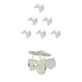 thumbnail image 1 of 12pcs Para Hombre Cuadrado En Blanco Ajuste Base Pad CuffLink Gemelos Sunnimix Ajustes de gemelos de hombre, 1 of 8