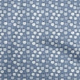 thumbnail image 1 of oneOone Cotton Jersey Dusty Blue Fabric Christmas Sewing Material Print Fabric By The Yard 58 Inch Wide, 1 of 5