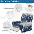thumbnail image 7 of Jiueut Butterfly Smog Print Recliner Chair Covers, Non Slip Sofa Slipcover Soft Reclining Chair Covers with Storage Pockets for Fabric and Leather Sofas, 7 of 7