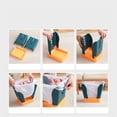 thumbnail image 4 of Container Plastic Garbage Can Expandable Trash Bag Holder Large Capacity for Kitchen Bathroom, 4 of 8