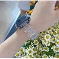 thumbnail image 3 of Band Strap for Apple Watch 38mm, Clear Jelly Summer Causal Trendy Women Men Plastic Replacement Wristband Compatible for iWatch Apple Watch Series 3 2 1 [Case Not Included], 3 of 4