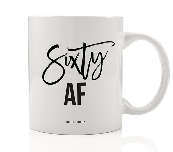 60th Birthday Gift Mug for Him Gift for Her Funny Coffee Mug Turning Sixty is YUGE Gag Gift for Men Women #