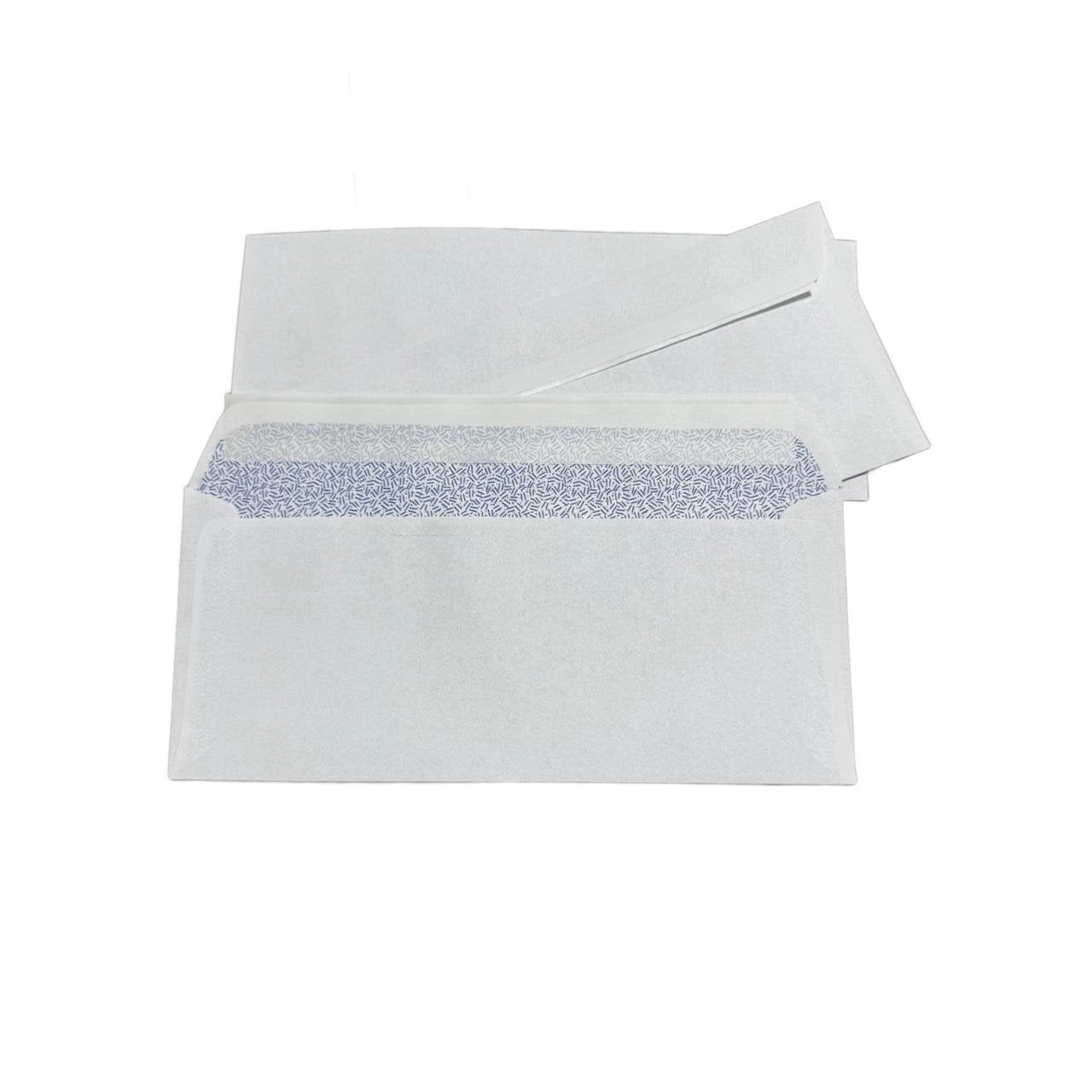 1000 - Pack #10 Security Envelopes Self Seal Envelopes 4-1/8" x 9-1/2"