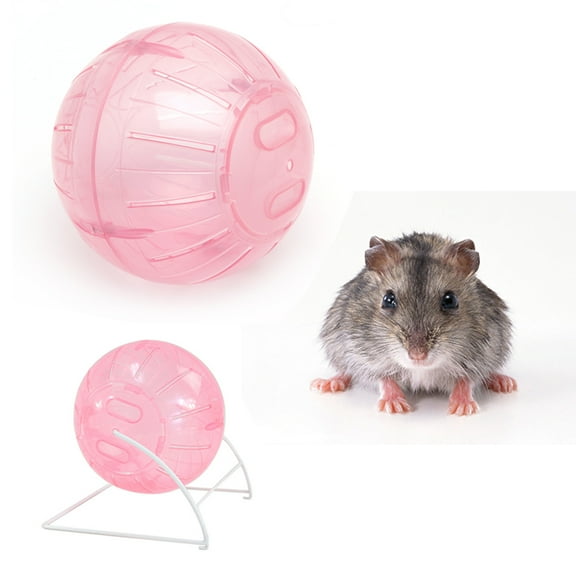 12cm Colorful Run Exercise Ball Clear Hamster Mouse Rate Plastic Toy Small Animals Hamster Toy 5'' Jogging Ball