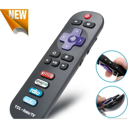New RC280 Replacement Remote fit for TCL Roku TV with Netflix Sling Hulu Vudu Key 55UP120 32S4610R 50FS3750 32FS3700 32FS4610R 32S800 32S850 32S3850 48FS3700 55FS3700 65S405 43S405 49S405