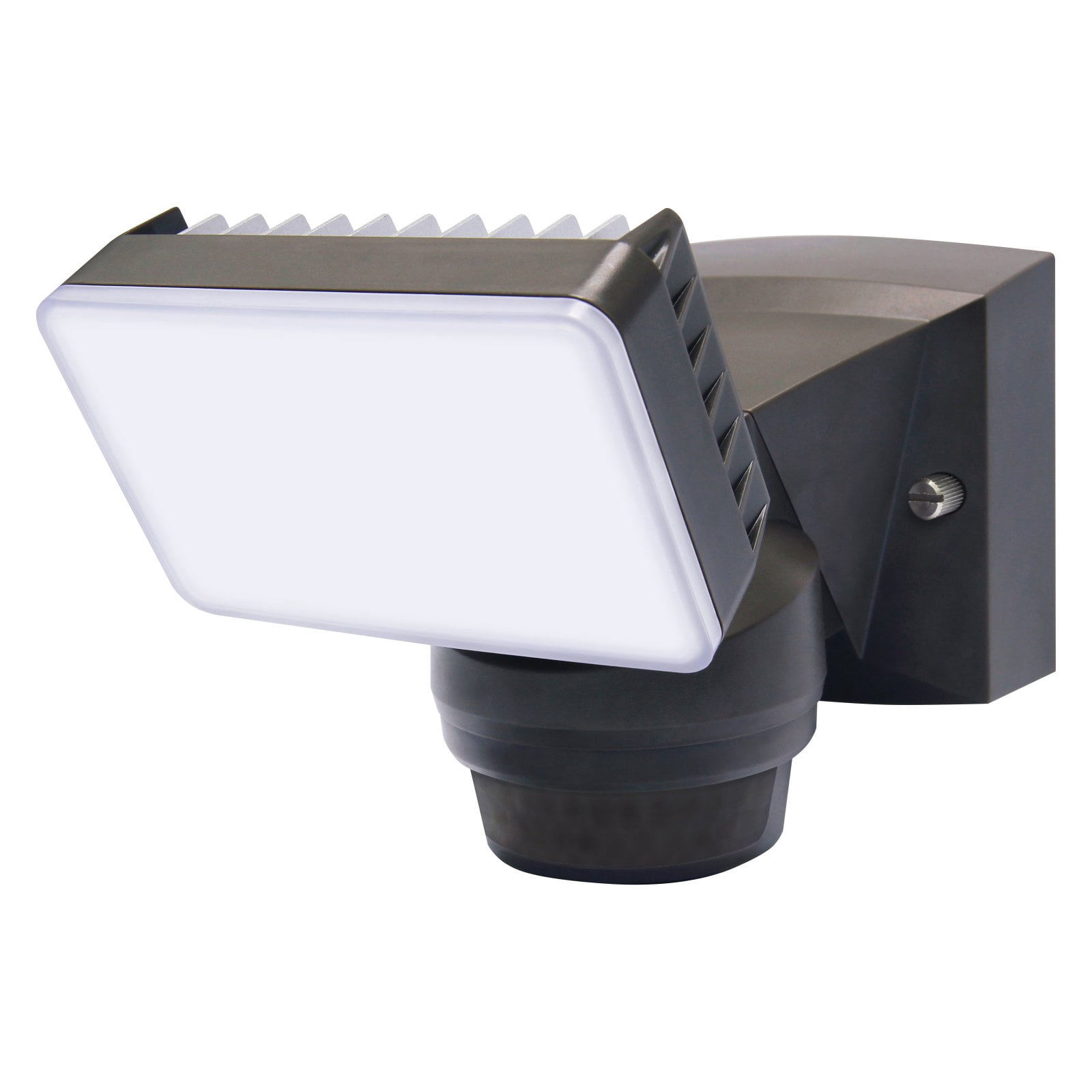 IQ America LM1801BZ Motion Security Floodlight 1600 Lumen 180 deg 70ft detection Wall Eave Mount BZ