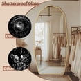 thumbnail image 4 of Antok Full Length Mirror 76" x 34" Large Floor Mirror Standing Mirror, Aluminum Wavy Frame, Wall Mounted or Leaning, Decorative for Living Room Bedroom Entryway, Gold, 4 of 7