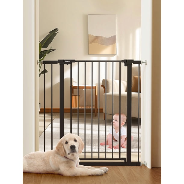 Baby Gate PLZOIT 36 extra alto para escaleras de 75 a 103 cm de ancho