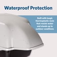 thumbnail image 2 of Ferplast Cosmic Outdoor Cat Litter Box - Waterproof Dog-Proof Cat Toilet with Tunnel Entry, High-Sided Base for Litter Containment, Easy-Clean Design, Durable Thermoplastic Resin in Black, 2 of 5