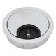thumbnail image 2 of 1pc Cable Hole Cover For Desk Metal Grommet Table Cable Tidy Wire Hole Cover Chrome Brush 50/53/60mm Detachable Precise Buckle, 2 of 11