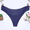 thumbnail image 2 of Eashery Thongs Women Solid Lingerie Depends Underwear for Women Navy XL, 2 of 5