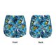 thumbnail image 3 of Balery snow board blue Pantalones cortos deportivos para mujer con forro y dos bolsillos, elásticos, para entrenamiento, gimnasio, yoga-Small, 3 of 7