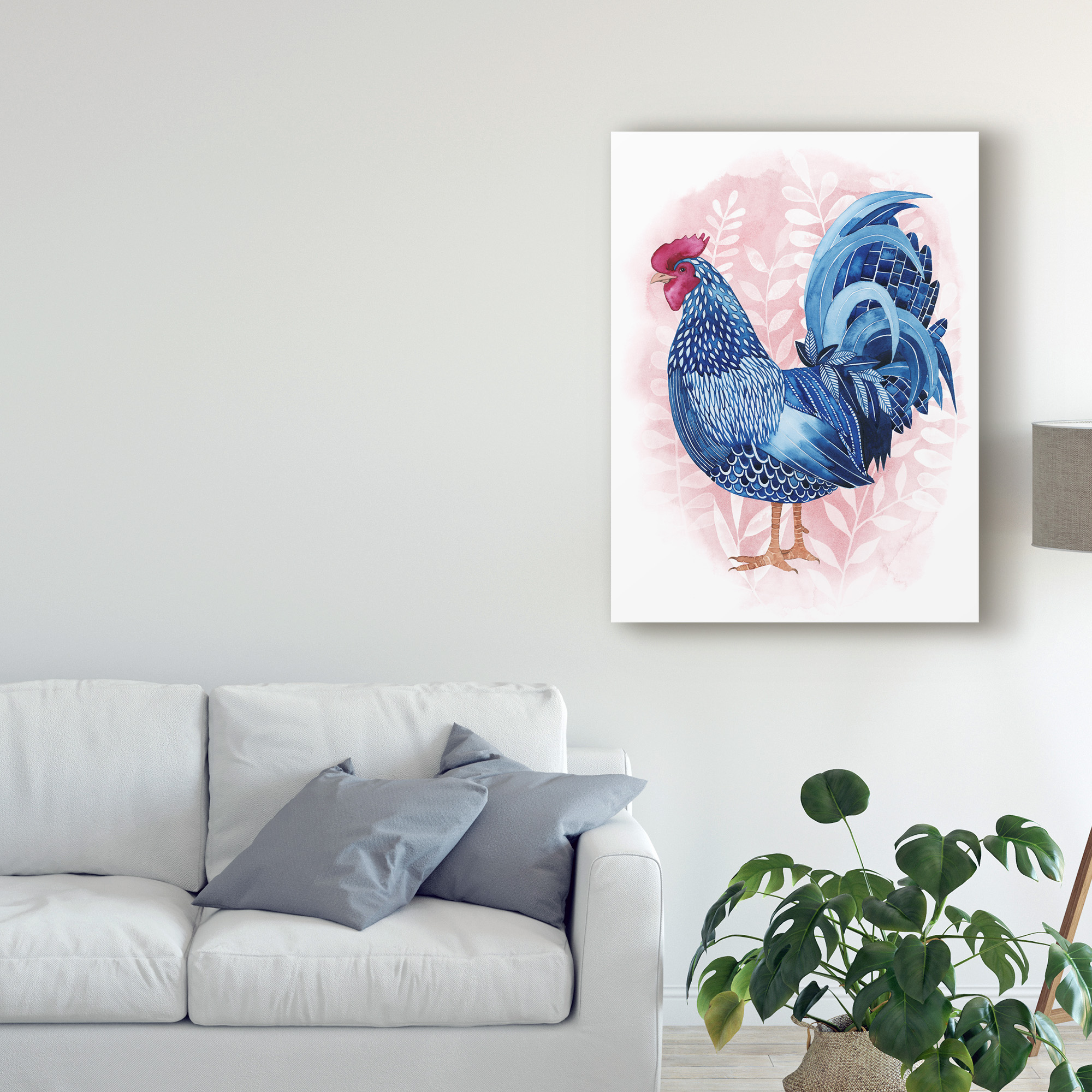 Lyrical Crow II' Canvas Art by Grace Popp
