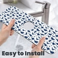 thumbnail image 6 of Pofeuu Cute Cartoon Dinosaur Print Splash Guard for Sink Faucet Sink Gadgets-Splash Guard Behind Faucet Drip Catcher for Kitchen, Bathroom,Sink Mat, 6 of 7