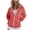 Watermelon Red, variant on Yyeselk Womens Fall and Winter Hooded Sweatshirts Trendy Full Zip Pure Color Hoodies Fashion Long Sleeves Drawstring Crew Neck Shirt with Pocket Purple XL