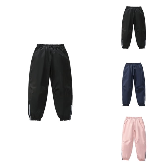 Waterproof Windproof -Lined Kids Snow Pants for Boys and Girls – Thermal Winter Ski Hiking Trousers with Reinforced Knees and Ankles