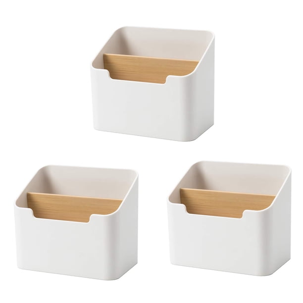 3X Soporte de Control Remoto Escritorio Organizador de Almacenamiento Contenedor de Caja