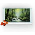 thumbnail image 4 of 30X18IN Tropical Forest Terrarium Background, Natural Green Forest Tree Reptile Habitat Background, Misty RaINforest Aquarium Background, with 8 EVA Double-Sided Tape, 4 of 5