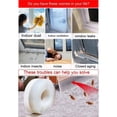 thumbnail image 3 of Qulable Self Adhesive Door Window Draught Dust Insect Strip Silicone Strip, 3 of 8