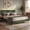 Green, variant on Bestier Corduroy Upholstered Queen Bed Frame with Adjustable Headboard, Platform Bed Frame with LED Light, Solid Wood Slats, No Box Spring Needed, Beige