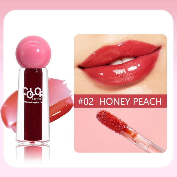 onlyliua Liquidación Del Día Ofertas Prime Brillo de Labios Hidratante Larga Duración, Resistente Al Agua, Hidratante, Antiadherente, Nariz Se Desvanece Fácilmente, 3 Ml