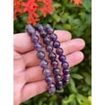 thumbnail image 4 of 10 Pcs Amethyst Crystal Bead Bracelet 8mm, Genuine Purple Amethyst Stretch Gemstone Bracelet, Healing Crystal Bracelet, Gift for Men & Women, 4 of 10