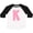 Baseball White and Black, variant on Pink and White Polka Dots Letter K Boys or Girls Toddler T-Shirt